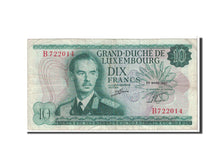 Luxembourg, 10 Francs, 1967, 1967-03-20, KM:53a, VF(20-25)