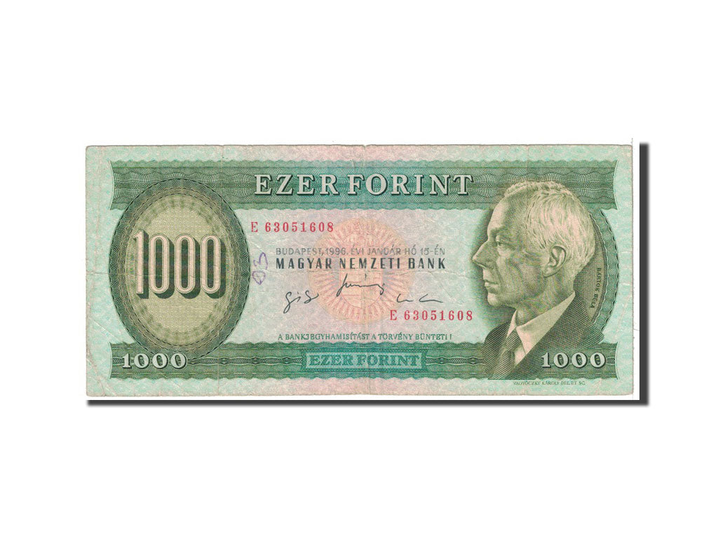 Hungary, 1000 Forint, 1996, KM:176c, 1996-01-15, EF(40-45)