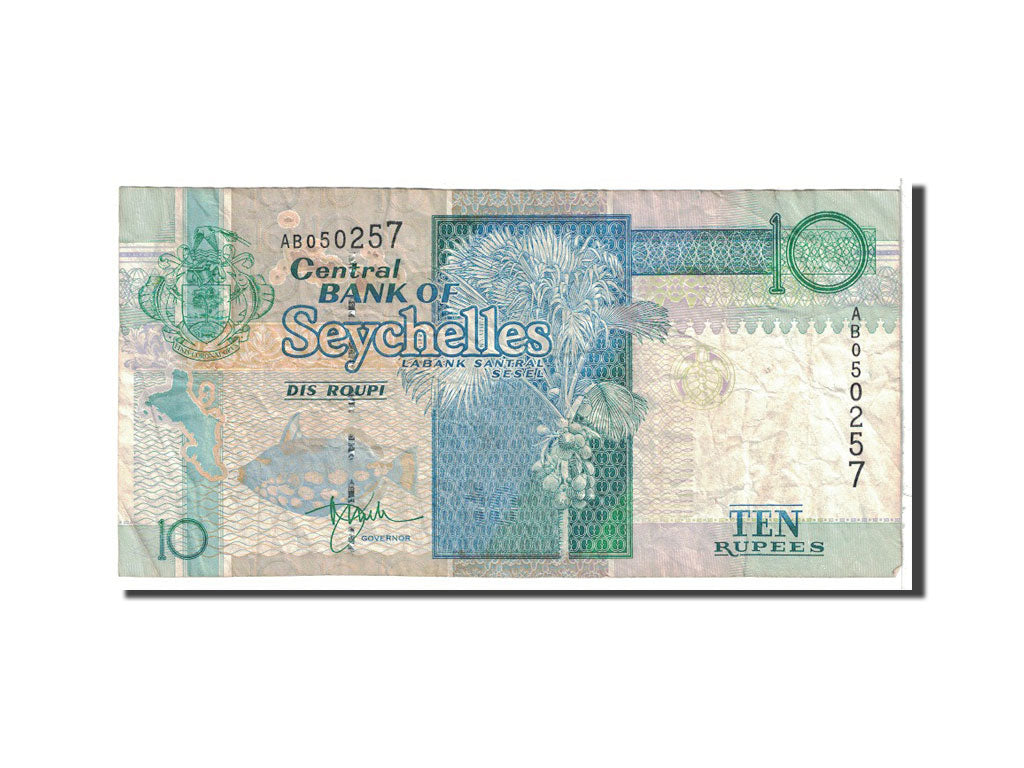 Seychelles, 10 Rupees, 2013, KM:36a, TTB