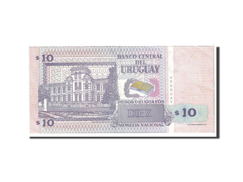 Uruguay, 10 Pesos Uruguayos, 1998, KM:81a, EBC