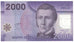 Banknote, Chile, 2000 Pesos, 2009, Undated, KM:162, AU(50-53)