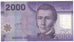 Billete, 2000 Pesos, 2009, Chile, KM:162, Undated, MBC+
