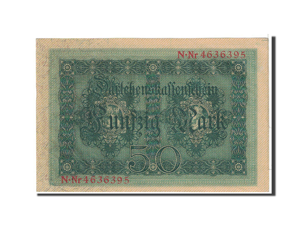Banknote, Germany, 50 Mark, 1914, 1914-08-05, KM:49b, UNC(63)