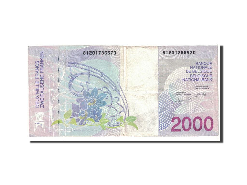 Banknote, Belgium, 2000 Francs, 1994, Undated, KM:151, EF(40-45)