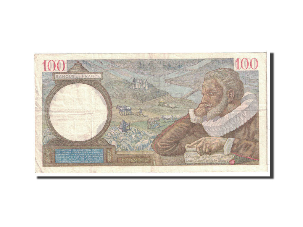 Billete, Francia, 100 Francs, 1939, 1939-11-30, MBC, Fayette:26.16, KM:94