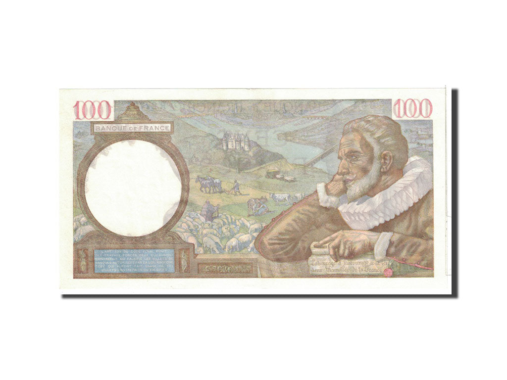 Banknot, Francja, 100 Francs, 1942, 1942-01-08, AU(55-58), Fayette:26.64, KM:94