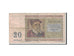 Banknote, Belgium, 20 Francs, 1956, 1956-04-03, KM:132b, VF(20-25)