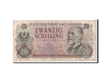 Banknot, Austria, 20 Schilling, 1956, 1956-07-02, KM:136a, VF(30-35)