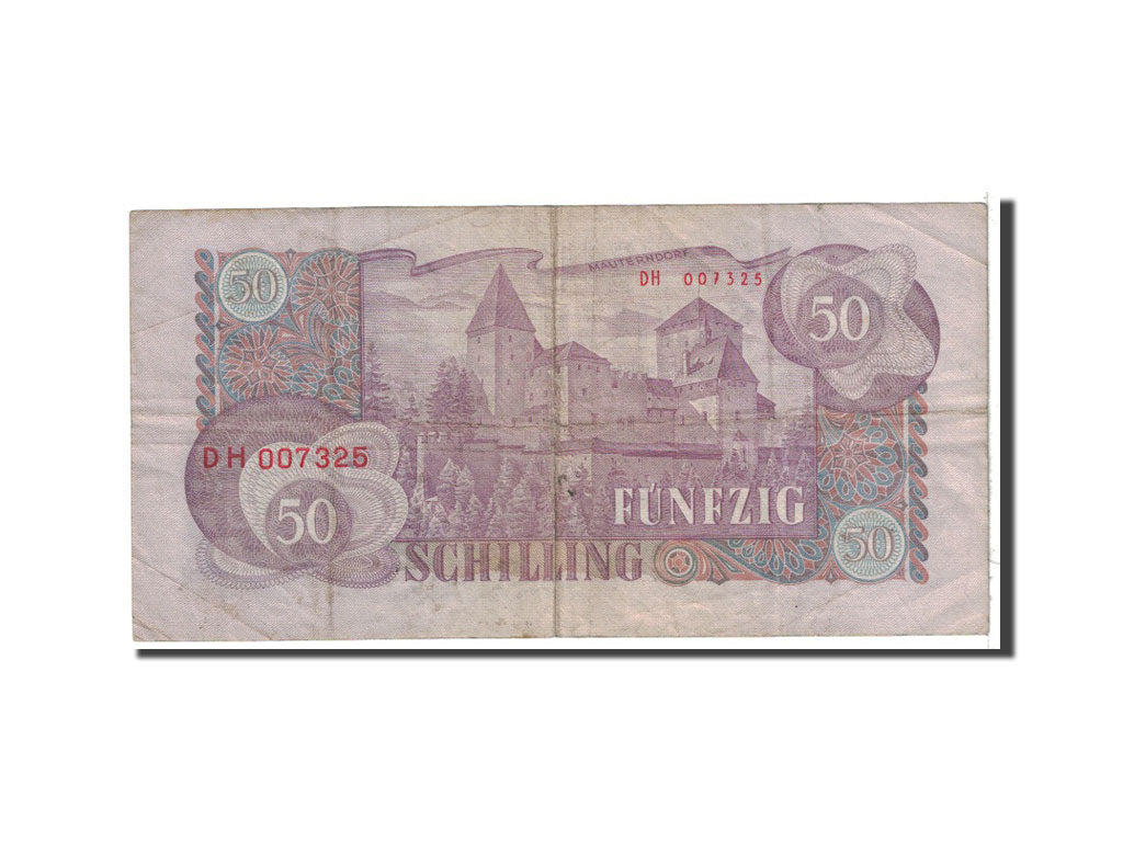 Banknote, Austria, 50 Schilling, 1962, 1962-07-02, KM:137a, EF(40-45)