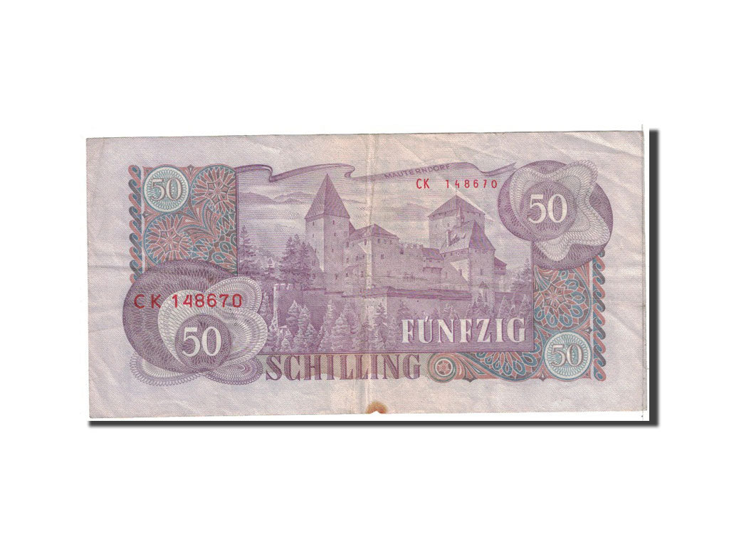 Banknote, Austria, 50 Schilling, 1962, 1962-07-02, KM:137a, EF(40-45)