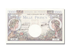 France, 1000 Francs, 1 000 F 1940-1944 ''Commerce et Industrie'', 1940, KM...