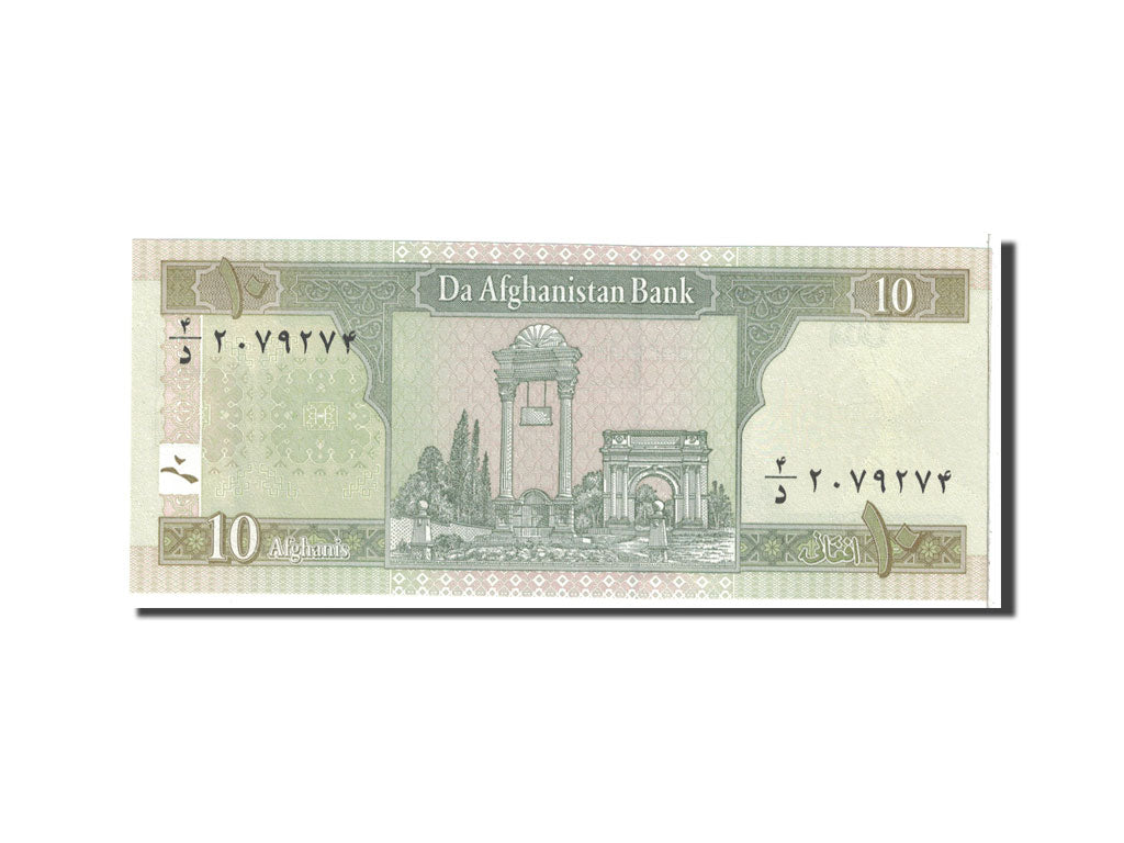 Banknote, Afghanistan, 10 Afghanis, 2004, Undated, KM:67b, UNC(65-70)