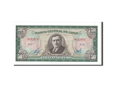 Banknote, Chile, 50 Escudos, Undated, Undated, KM:140b, UNC(64)