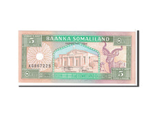 Billet, Somaliland, 5 Shillings = 5 Shilin, 1996, Undated, KM:1a, NEUF