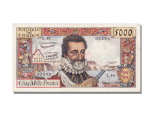 FRANCE, 5000 Francs, 1957, 1957-10-03, AU(55-58), L.46, Fayette #49.3