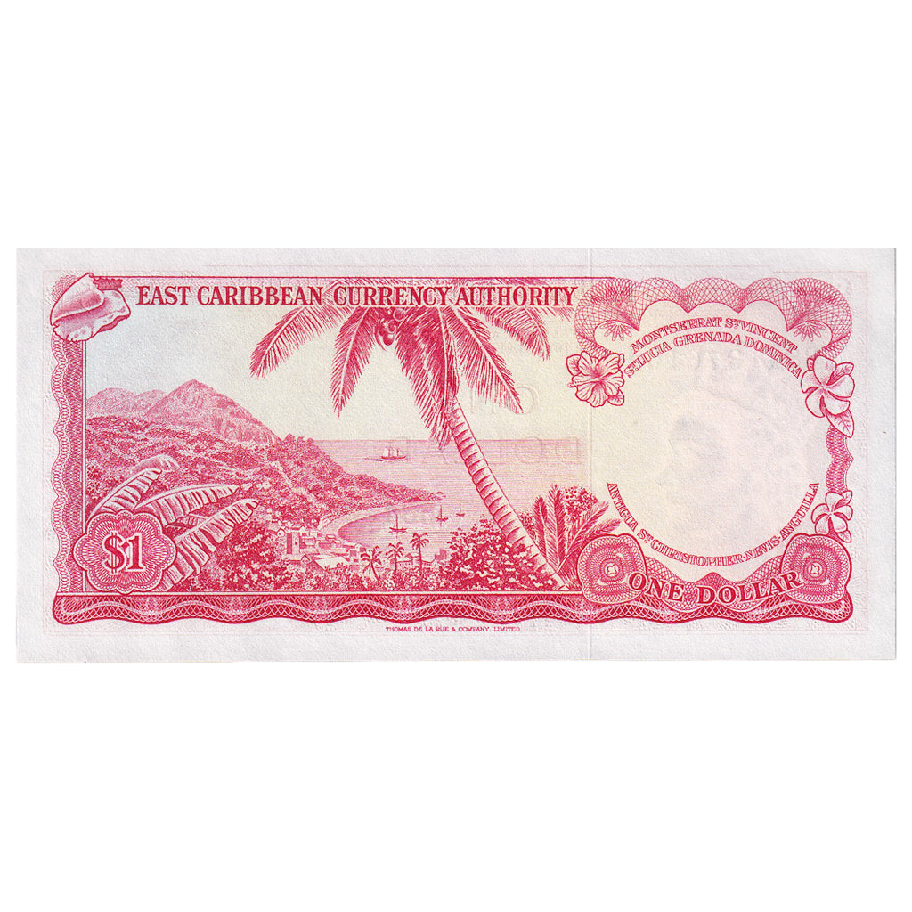 Banknote, East Caribbean States, 1 Dollar, KM:13f, UNC(65-70)