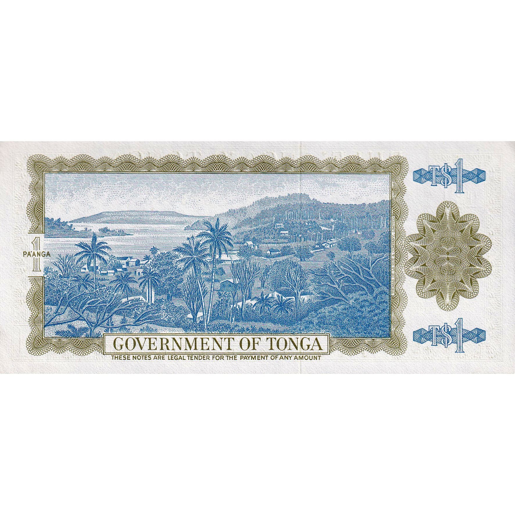 Banknote, Tonga, 1 Pa'anga, 1982, 1982-10-28, KM:19c, UNC(65-70)