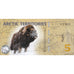 Banknote, United States, Dollar, 2012, 5 DOLLAR ARTIC TERRITORIES, UNC(65-70)