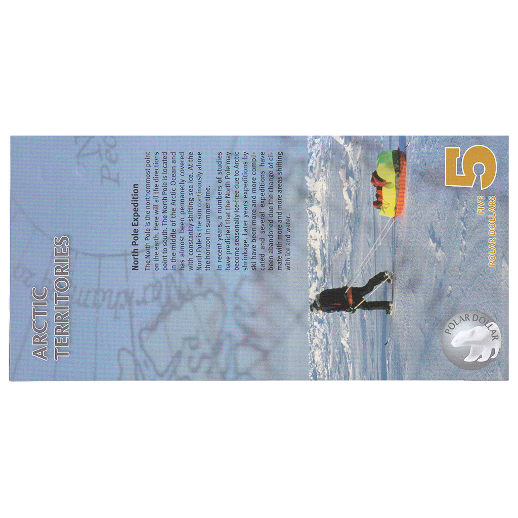 Banknote, United States, Dollar, 2012, 5 DOLLAR ARTIC TERRITORIES, UNC(65-70)