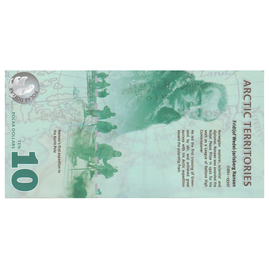 Banknote, United States, 10 Dollars, 2010, 2010, 10 DOLLAR ARTIC TERRITORIES