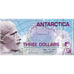 Banknot, Antarktyka, 3 Dollars, 2008, 2008-09-01, UNC(65-70)