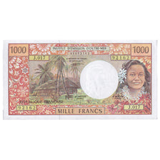 French Pacific Territories, 1000 Francs, Undated (1975), KM:2b, UNC(65-70)