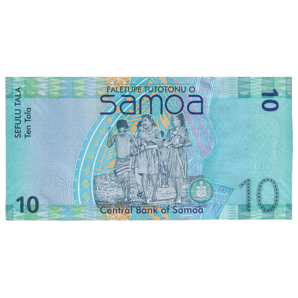 Banknote, Western Samoa, 10 Tala, 2008, KM:39a, UNC(65-70)