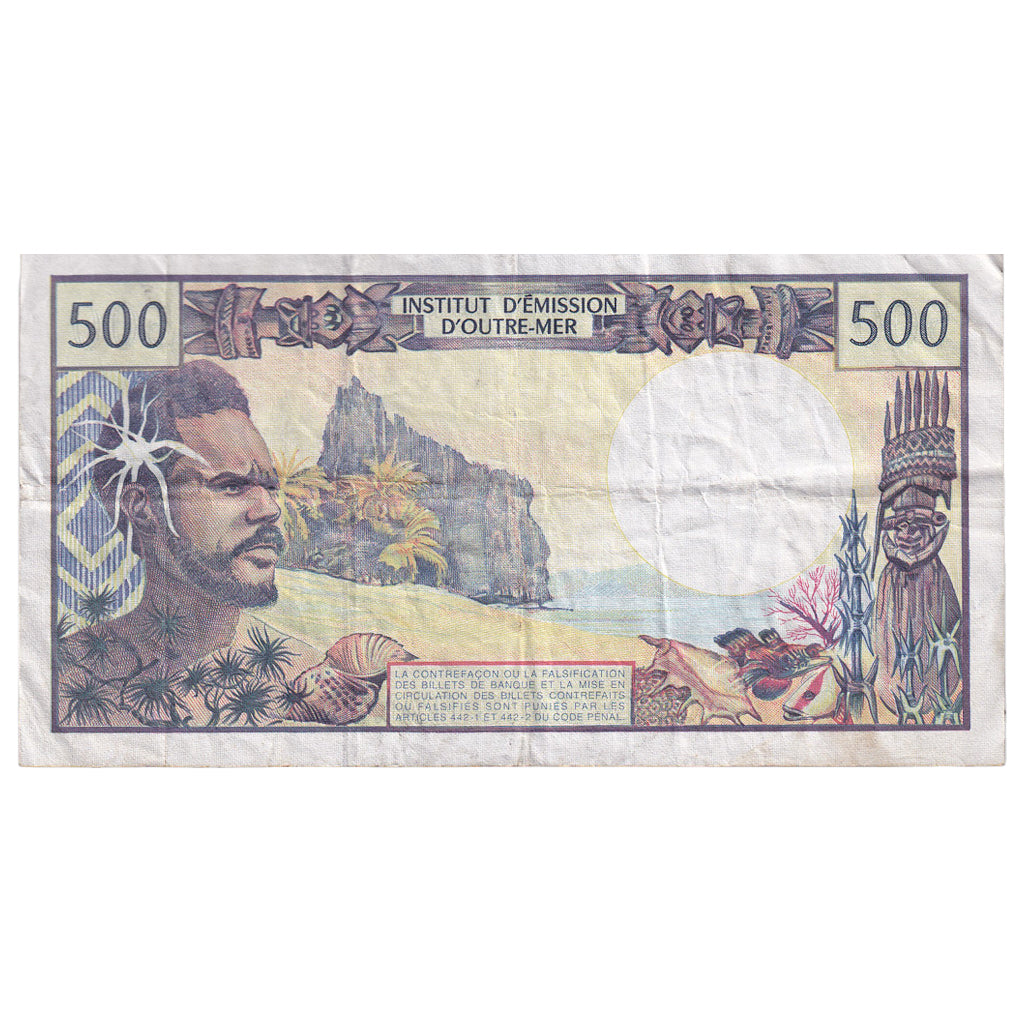 Banknote, Tahiti, 500 Francs, 1985, KM:25b2, UNC(63)