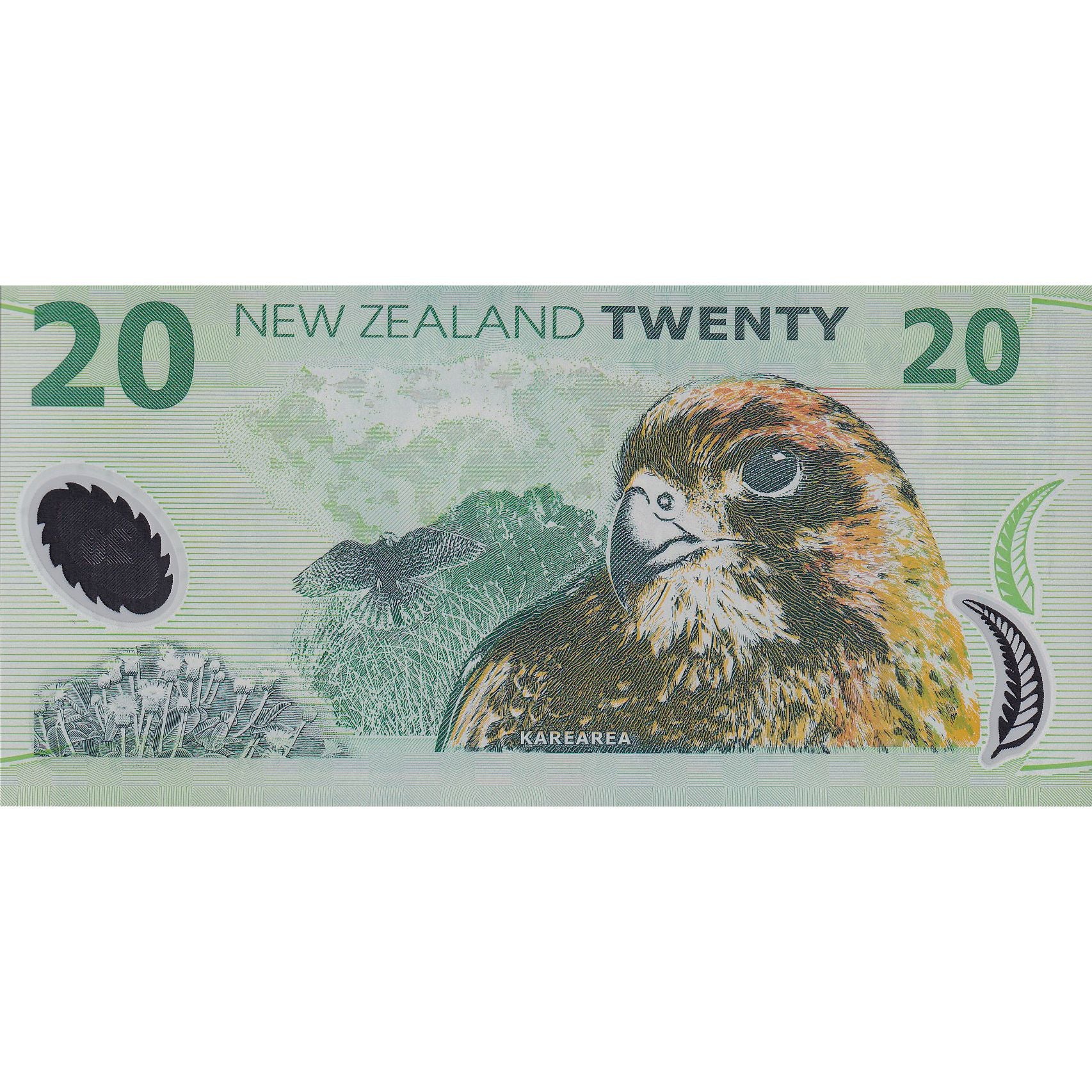 Banknote, New Zealand, 20 Dollars, KM:187a, UNC(65-70)