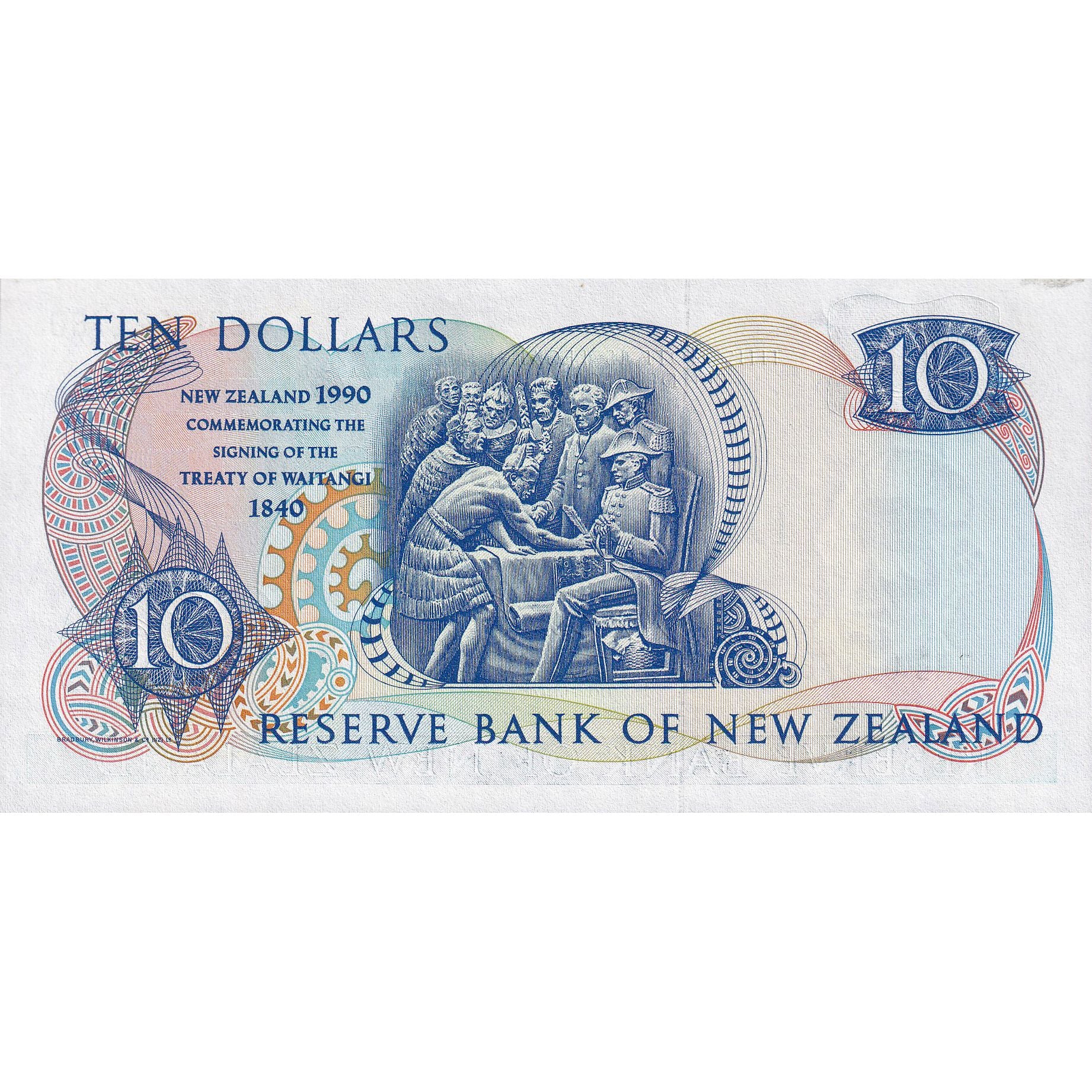 Banknote, New Zealand, 10 Dollars, 1990, 1990, KM:176, UNC(65-70)
