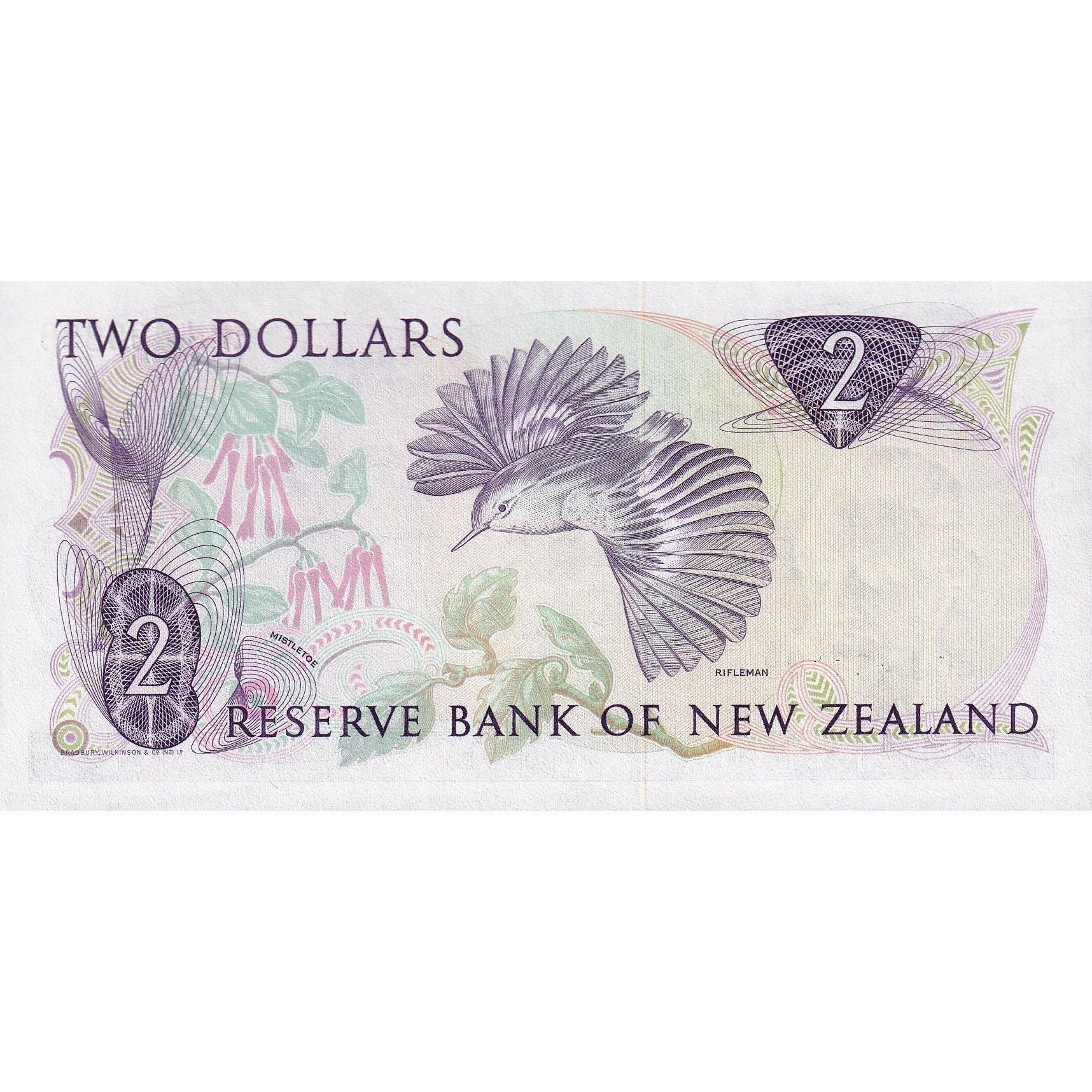 Banknote, New Zealand, 2 Dollars, Undated (1981-92), KM:170c, UNC(65-70)
