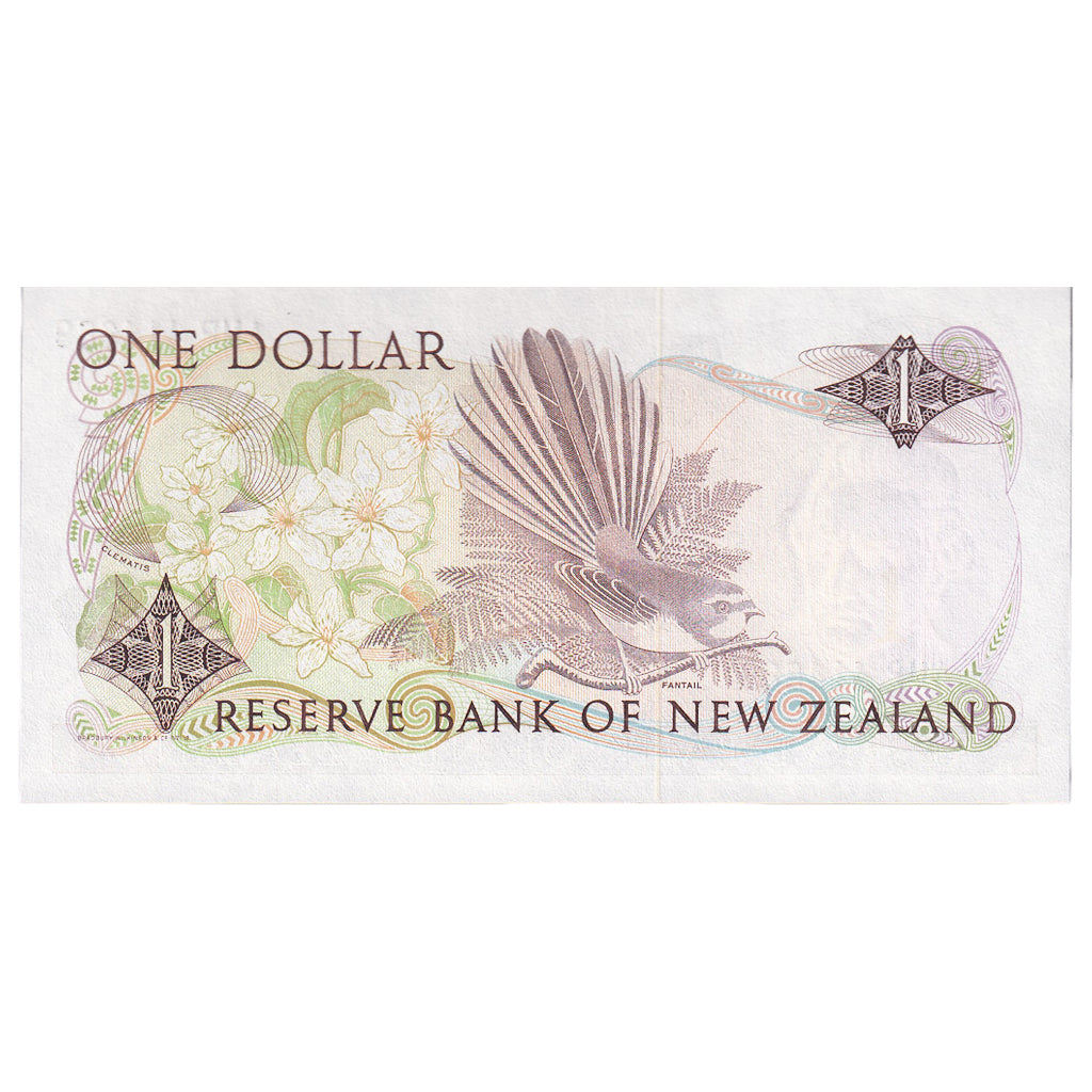 Banknote, New Zealand, 1 Dollar, Undated (1981-92), KM:169c, UNC(65-70)