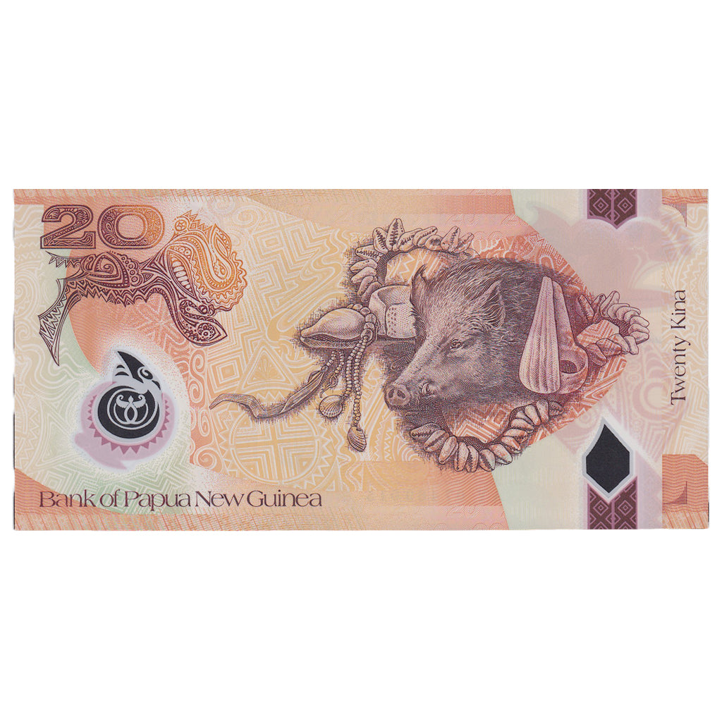Geldschein, Papua New Guinea, 20 Kina, KM:36a, UNZ