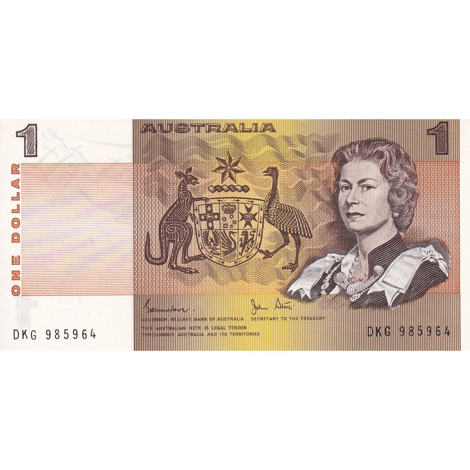 Banconote, Australia, 1 Dollar, KM:37a, SPL-