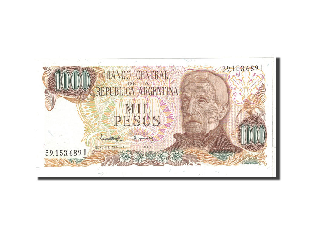 Banknote, Argentina, 1000 Pesos, 1976-1983, Undated, KM:304c, UNC(65-70)