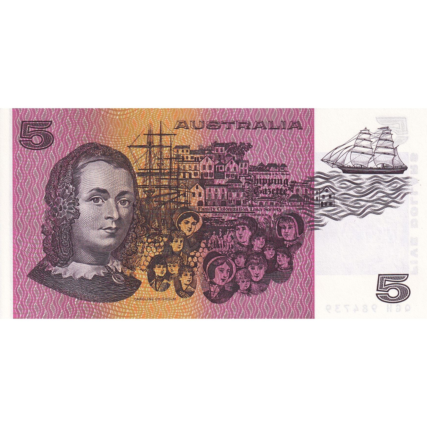 Billete, 5 Dollars, 1991, Australia, UNC