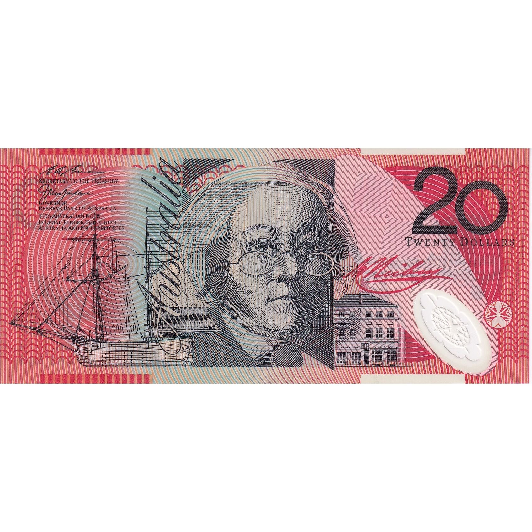 Biljet, Australië, 20 Dollars, 2008, NIEUW