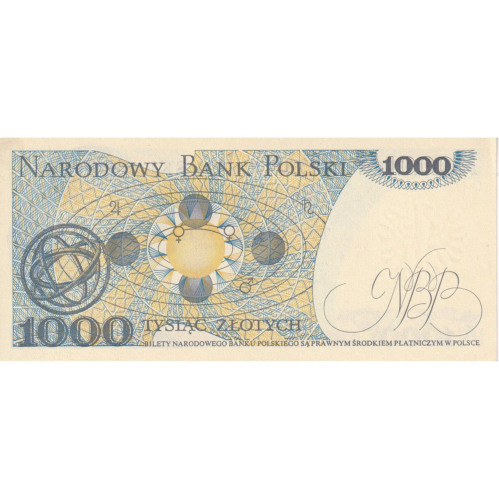 Billet, Pologne, 1000 Zlotych, 1982, 1988-12-01, KM:146a, NEUF