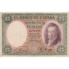 Geldschein, Spanien, 25 Pesetas, 1931, 1931-04-25, S