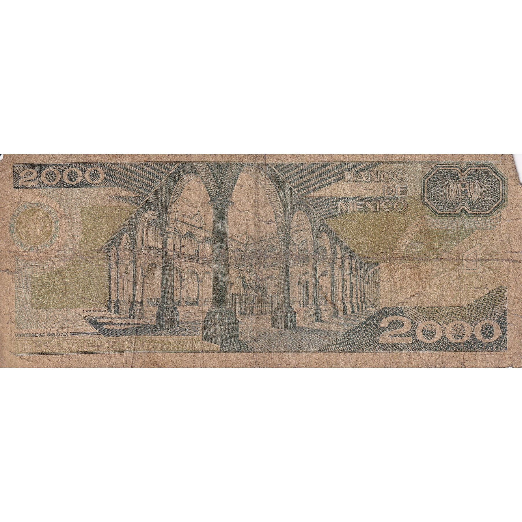 Banconote, Messico, 2000 Pesos, 1987, 1987-02-24, KM:86b, B