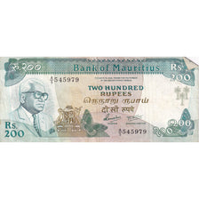 Banconote, Mauritius, 200 Rupees, Undated (1985), KM:39b, MB+