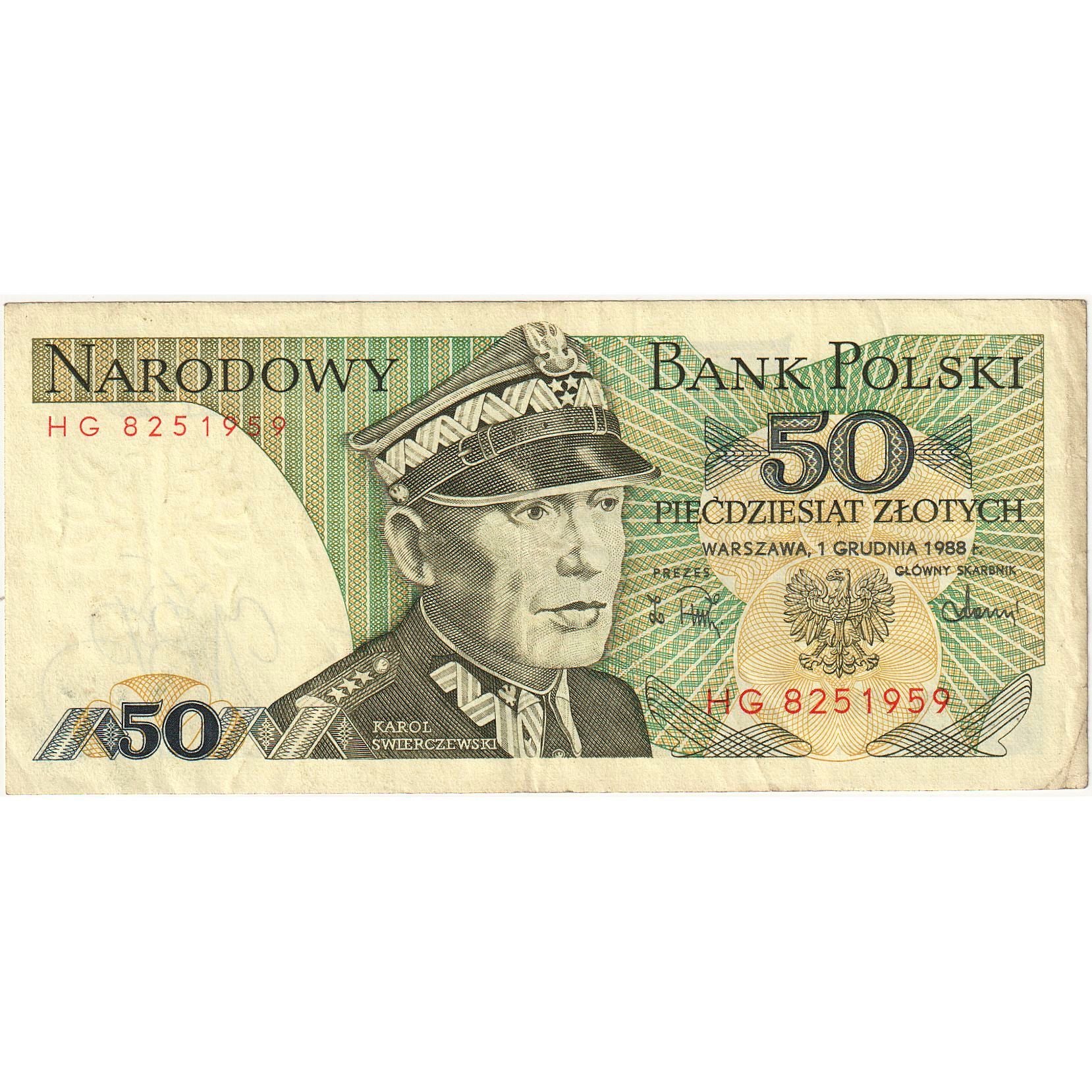 Billet, Pologne, 50 Zlotych, 1998, 1988-12-01, KM:142c, TTB