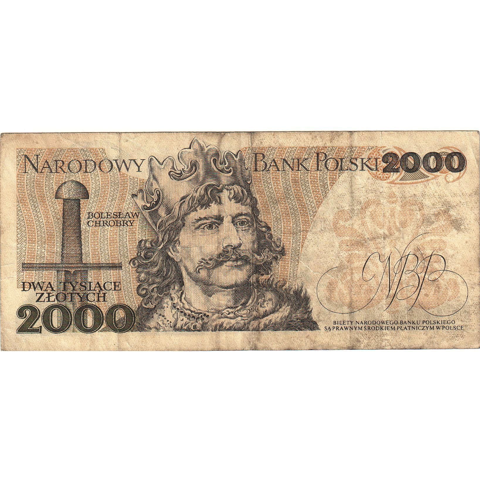 Banknote, Poland, 2000 Zlotych, 1977, 1977-05-01, KM:147a, VF(20-25)