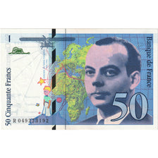 França, 50 Francs, St Exupéry, 1999, R049273192, UNC(65-70), Fayette:73.5