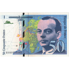 France, 50 Francs, St Exupéry, 1999, R049273202, SPL, Fayette:73.5, KM:157Ad