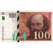 France, 100 Francs, Cézanne, 1998, R052619957, AU(50-53), Fayette:74.2, KM:158a