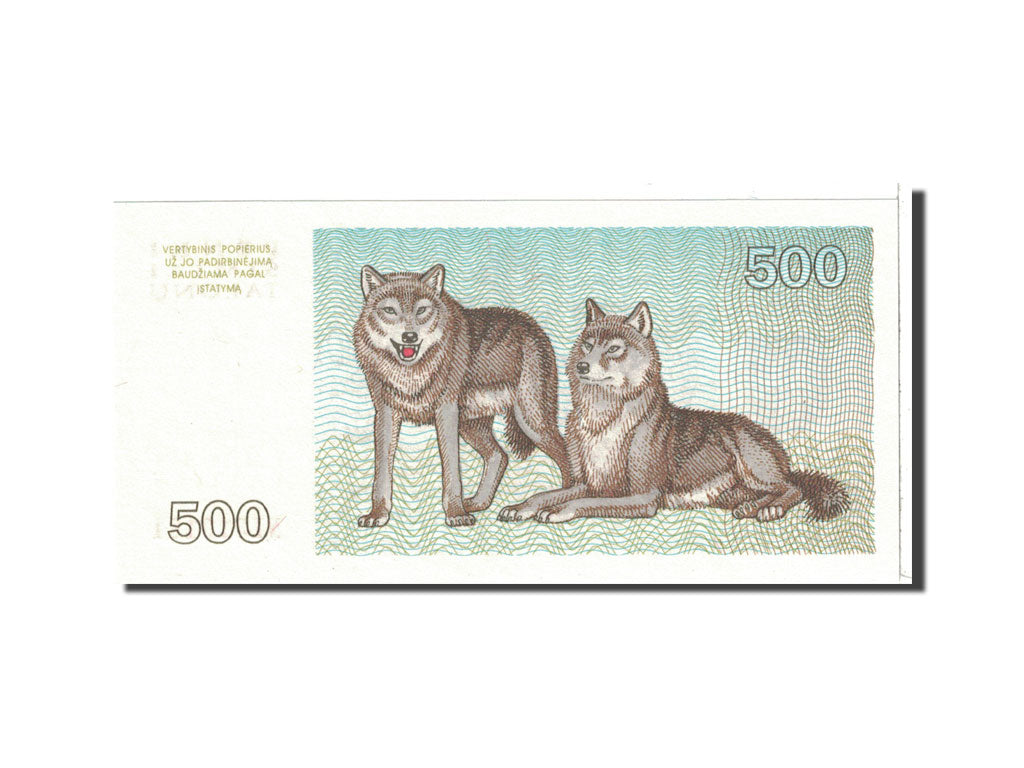 Banknote, Lithuania, 500 Talonu, 1993, Undated, KM:46, UNC(65-70)