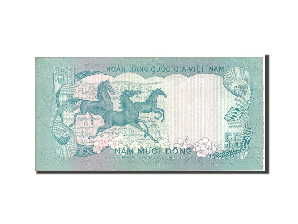 Banknote, South Viet Nam, 50 D<ox>ng, 1972, Undated, KM:30a, UNC(65-70)