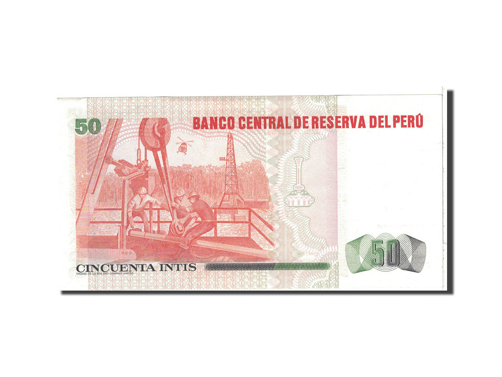 Banknote, Peru, 50 Intis, 1985, 1985-04-03, KM:130, UNC(65-70)