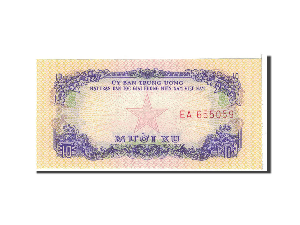 Banknote, South Viet Nam, 10 Xu, 1968, Undated, KM:R1, UNC(65-70)